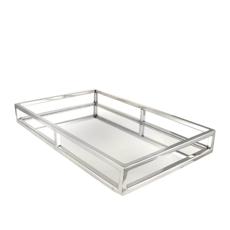Mercer41 Mirrored Rectangle Vanity Tray Wayfair.co.uk